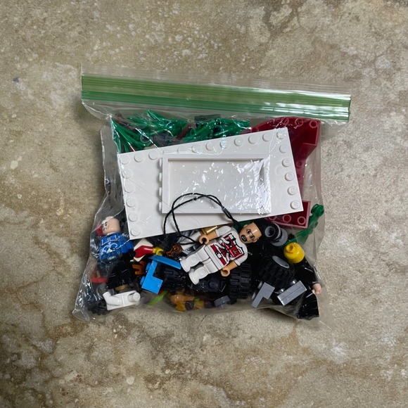 LEGO Lot Minifigures and Parts Pieces Bricks Wheels Mixed Sets - Picture 1 of 2